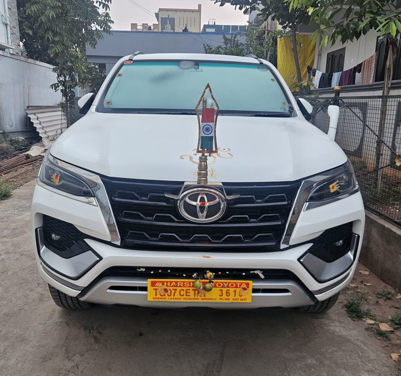 Toyota Fortuner car rental in Hyderabad