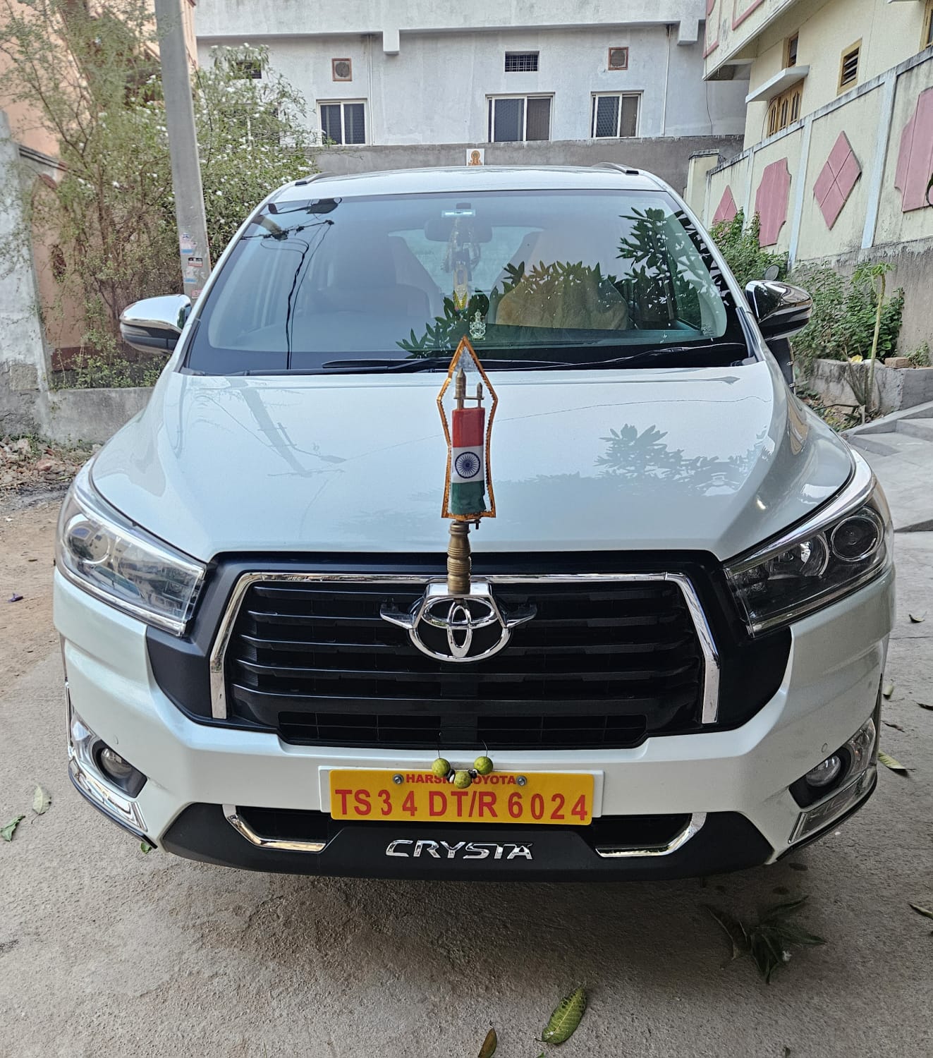 Toyota Innova Crysta rental in Hyderabad