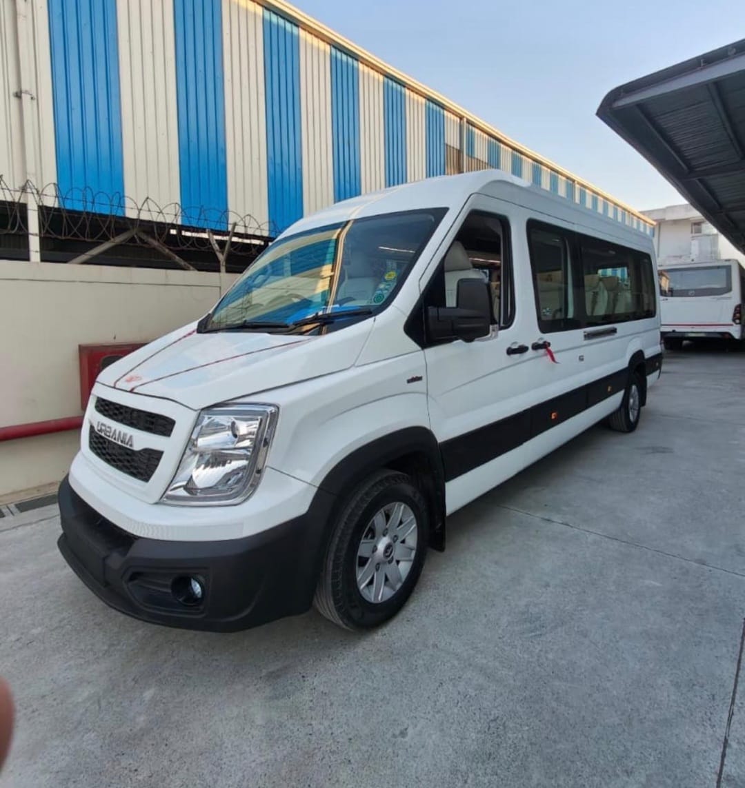 Force Urbania luxury van for rent in Hyderabad