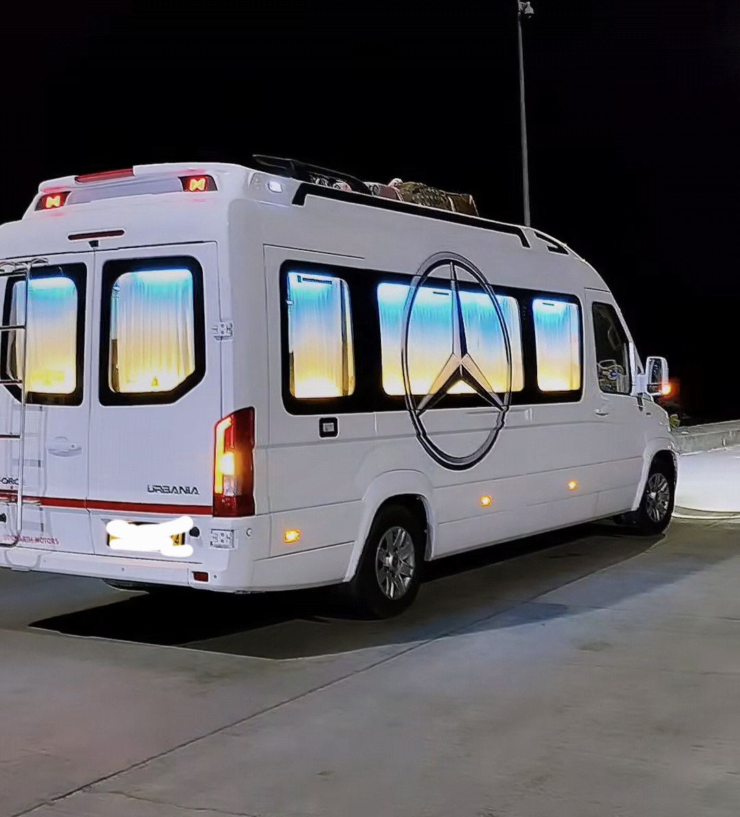 Luxury Force Urbania on outstation night tour