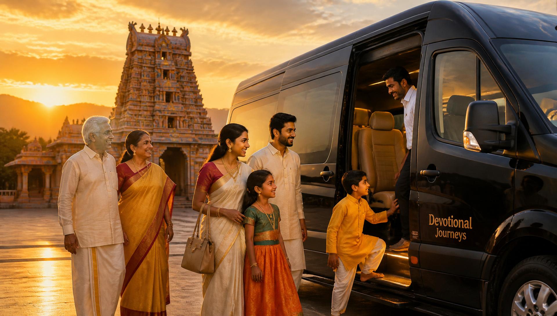 Family devotional tour with luxury Urbania van